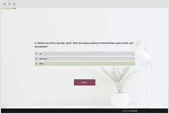 Unternehmenskultur Fragebogen Vorlage