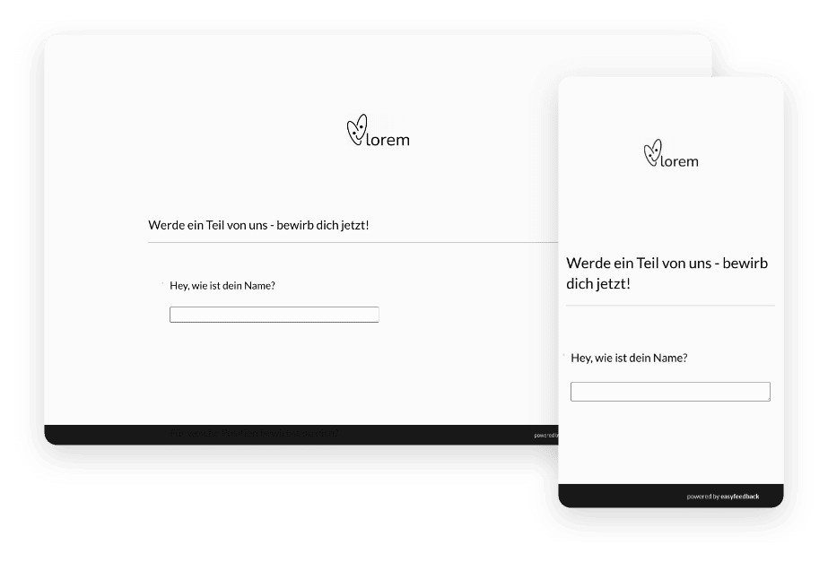 Online Formular mit easyfeedback erstellen