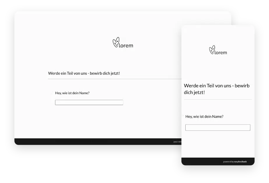 Online Formular mit easyfeedback erstellen