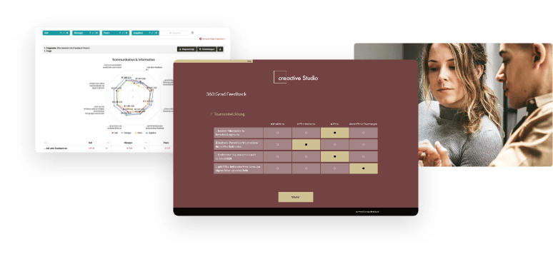Führungskräftebeurteilung mit dem 360 Grad Feedback und easyfeedback