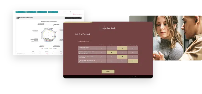 Führungskräftebeurteilung mit dem 360 Grad Feedback und easyfeedback