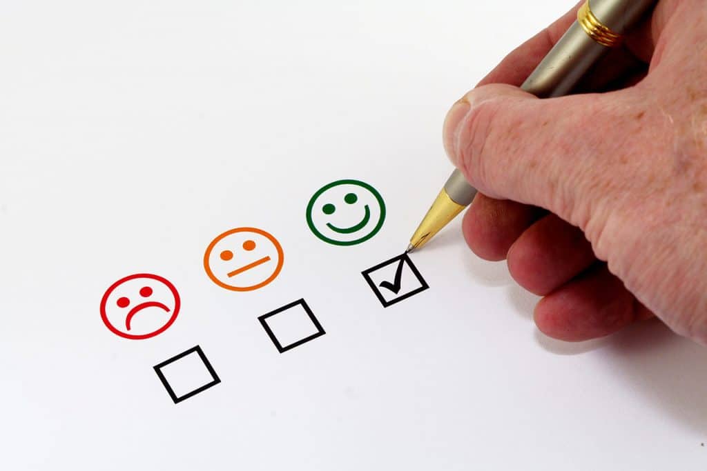 Method 2 Written customer surveys