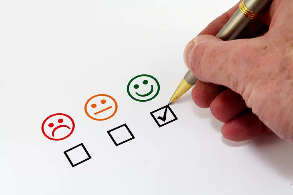 Method 2 Written customer surveys