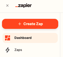 1. Create a Zap in Zapier