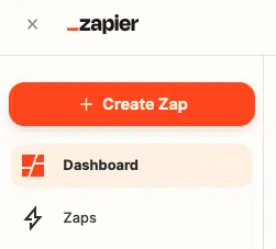 1. Lege einen Zap in Zapier an