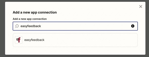 3. Suche die easyfeedback-App