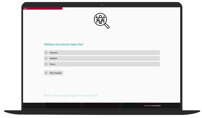 Demografische Daten Umfrage Vorlage