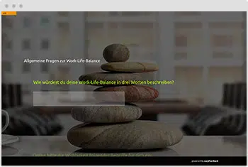 Work Life Balance Umfrage Vorlage