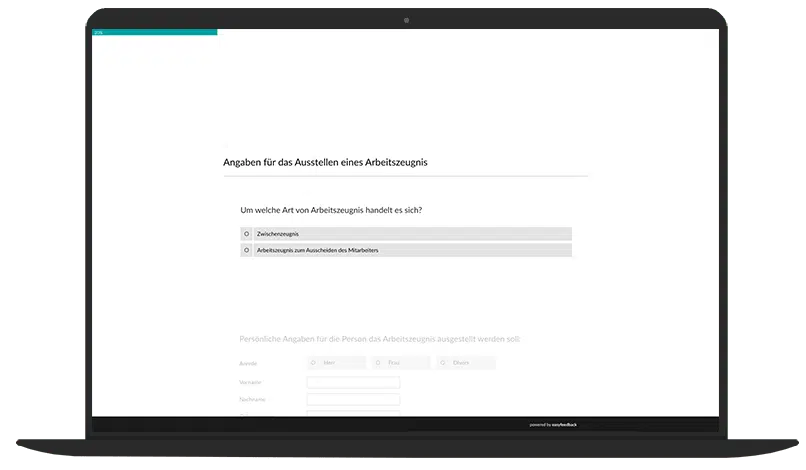 Arbeitszeugnis Umfrage Vorlage