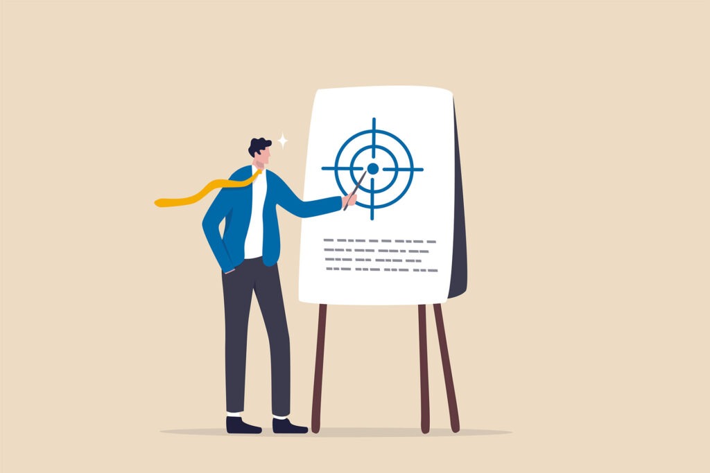 Define goal & develop suitable questions