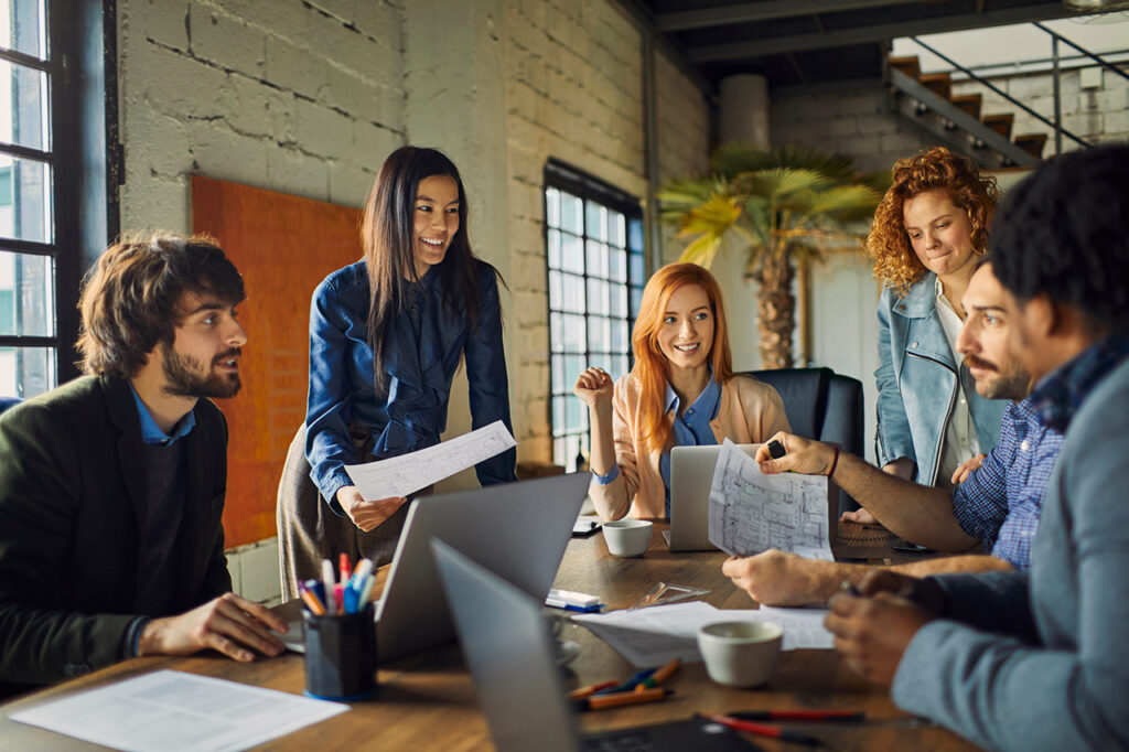 Gestaltung des Arbeitsumfelds