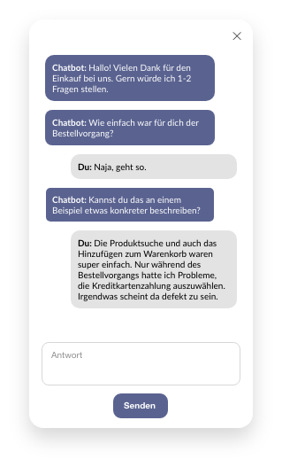 Chatumfragen fürs Marketing