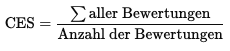 CES Formel