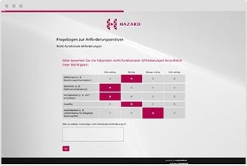 Anforderungsanalyse Umfrage Vorlage