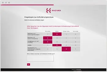Anforderungsanalyse Umfrage Vorlage