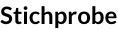 Stichprobe