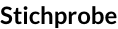 Stichprobe