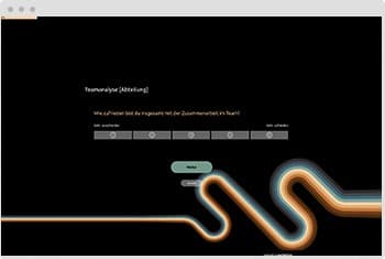 Teamanalyse Umfrage Vorlage