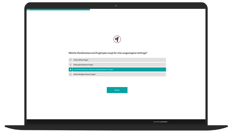 easyfeedback Academy Vorbereitungsquiz