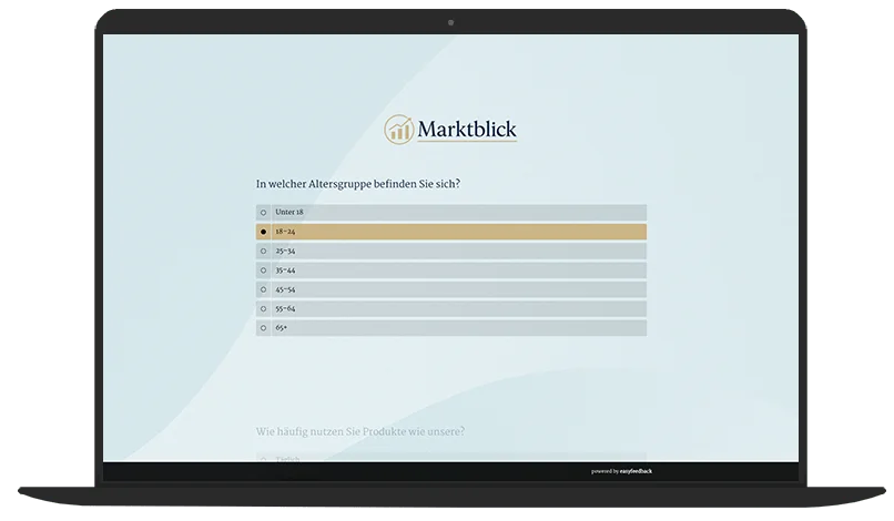 Marktanalyse Umfrage Vorlage