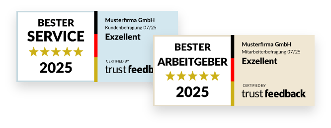 trust feedback Zertifizierung