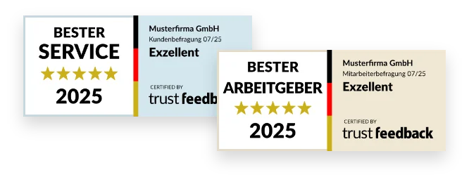 trust feedback Zertifizierung