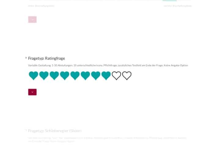 Fragetyp Ratingfrage