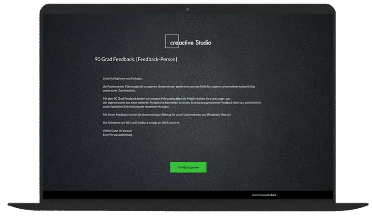 90 Grad Feedback Fragebogen Vorlage