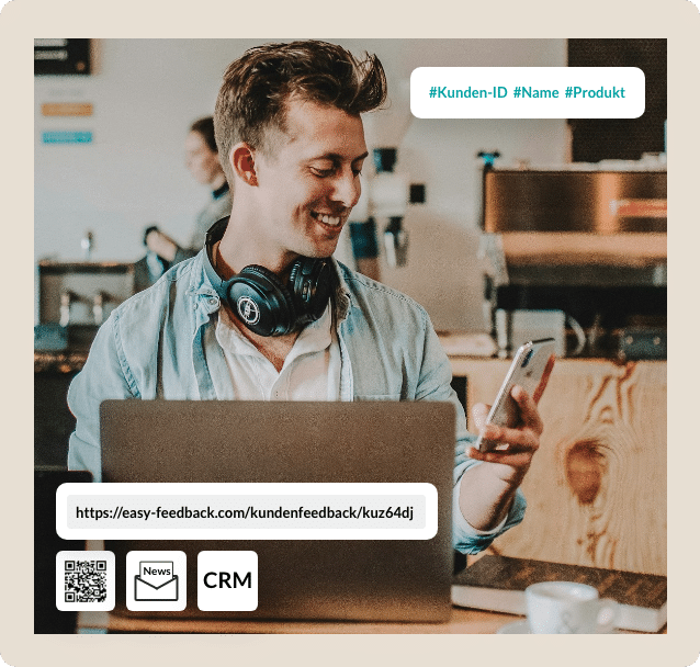 Ordnen Sie die Feedbacks jedem einzelnem Kunde zu