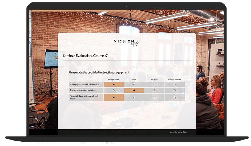 Seminar Feedback Survey Template
