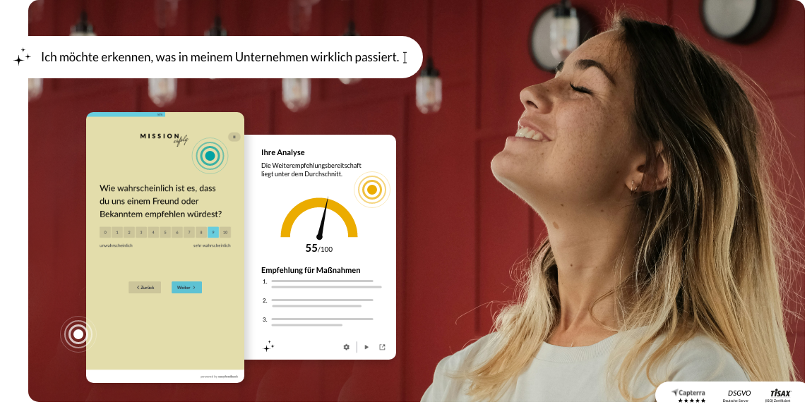 Das Umfragetool für Feedback, Befragungen und echte Erkenntnisse