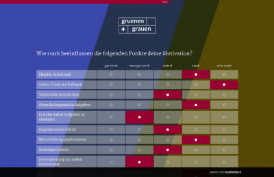 Umfrage-Vorlage: Mitarbeitermotivation